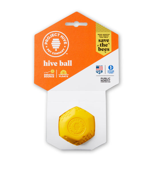 Project Hive Ball Yellow - Performance Dog Supply