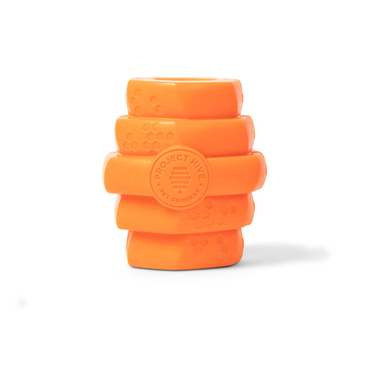 Project Hive Sweet Mango Scent Hive Chew Toy Orange Large - Performance Dog Supply