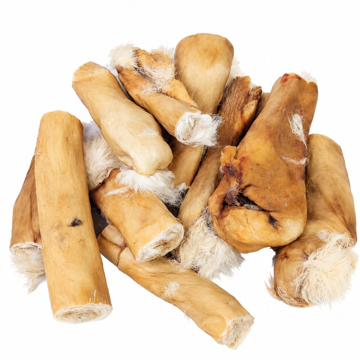 Bulk - Rabbit Skin Rolls with Fur – 10 Pack