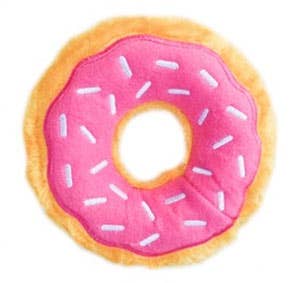 ZippyPaws Jumbo Donutz Strawberry - Performance Dog Supply