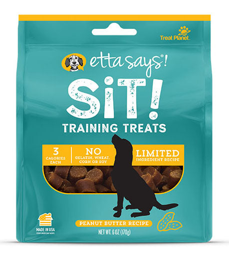Etta Says Sit! Peanut Butter Training Treats - Performance Dog Supply