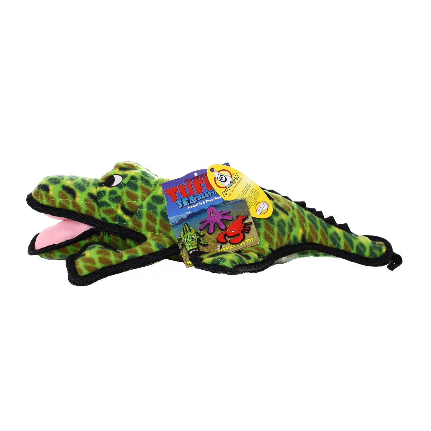 Tuffy Ocean Alligator - LARGE - Squeaky Dog Toy