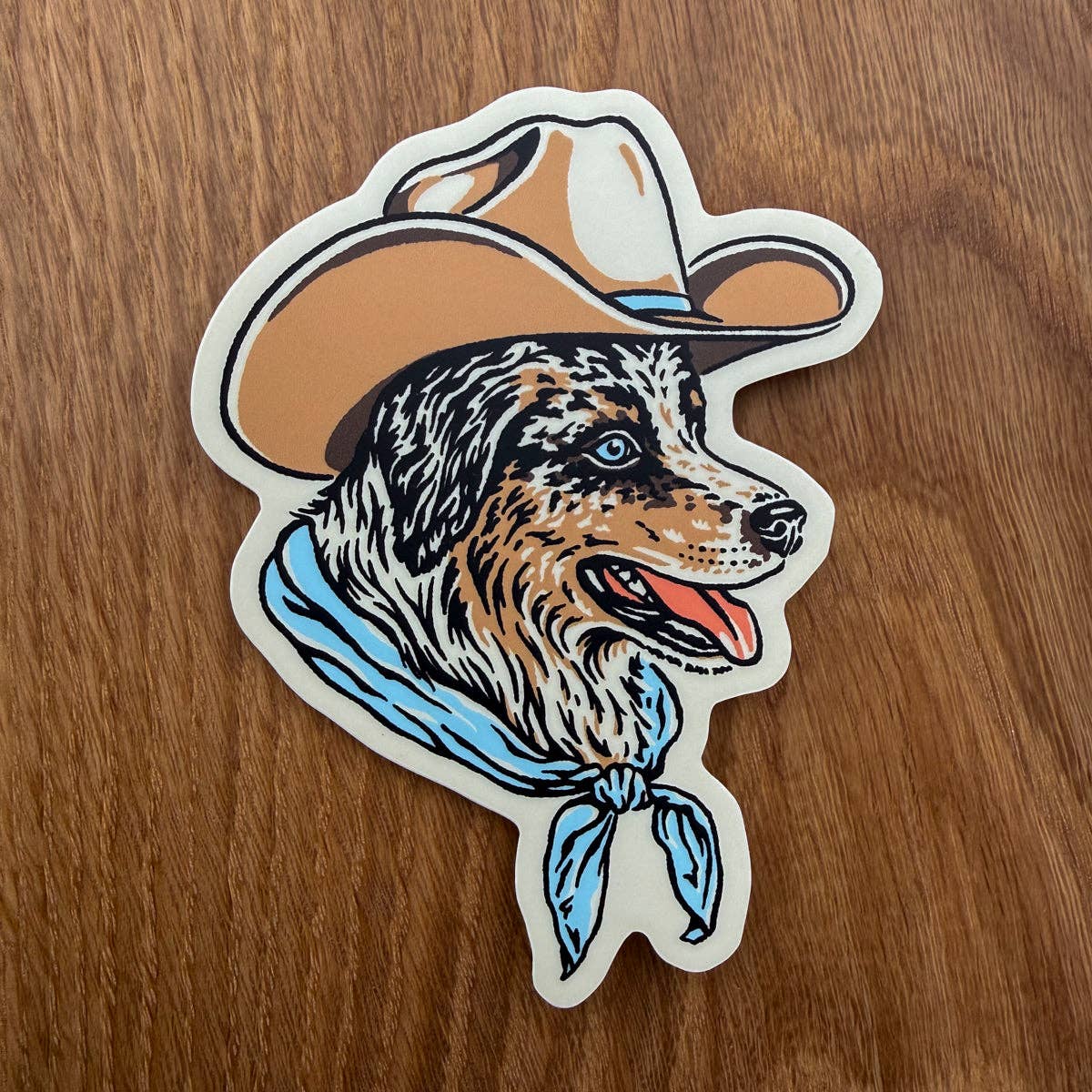 Australian Shepherd (Blue Merle) Cowdog Sticker
