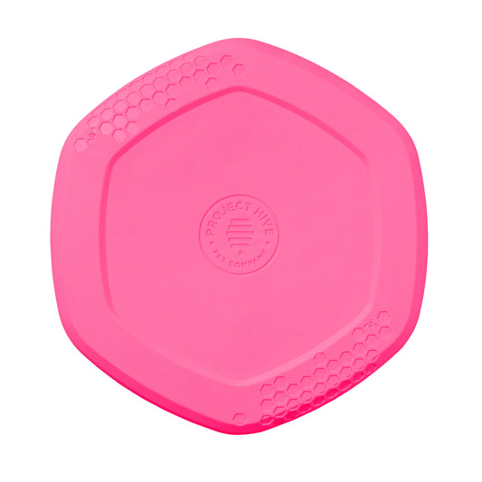 Project Hive Wild Berry Scent Hive Disc & Lick Mat Pink - Performance Dog Supply