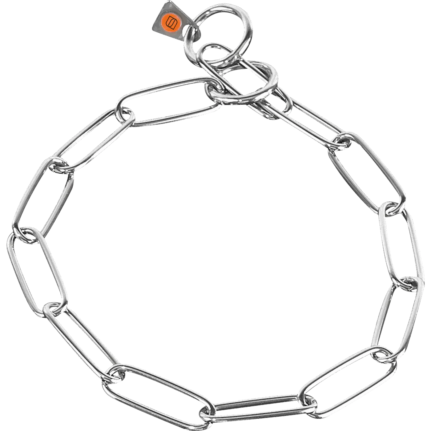 Long Link Chain Collar - 3mm