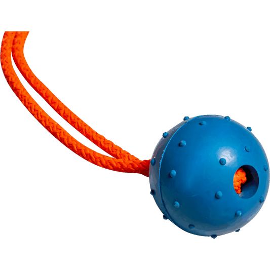 Rubber Ball with Hand Strap