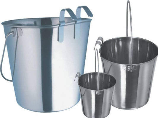 Heavy Duty Flat Sided Pail with Two Hooks