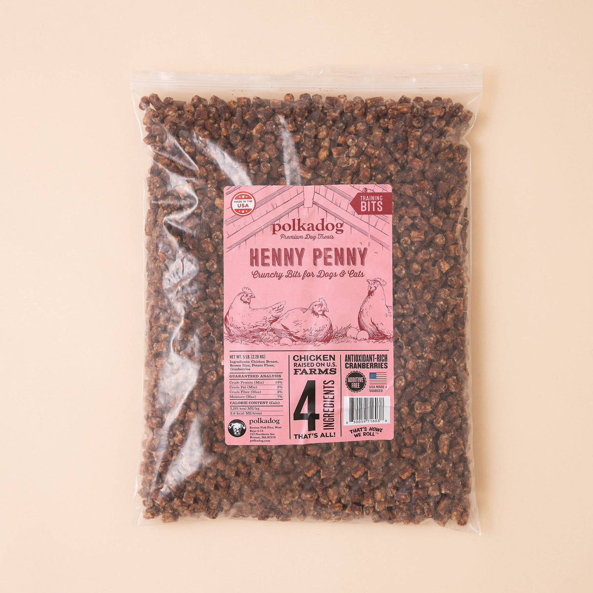 5LB Bulk: Henny Penny Training Bits - 5LB of Dog Treats