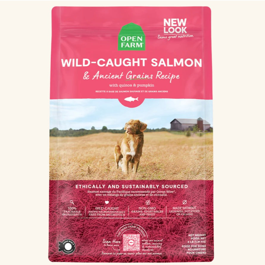 Open Farm Salmon Ancient Grains Recipe - Performance Dog Supply