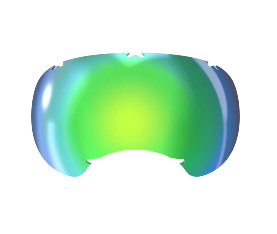 V2 Green Mirror Lenses 1pk - Performance Dog Supply