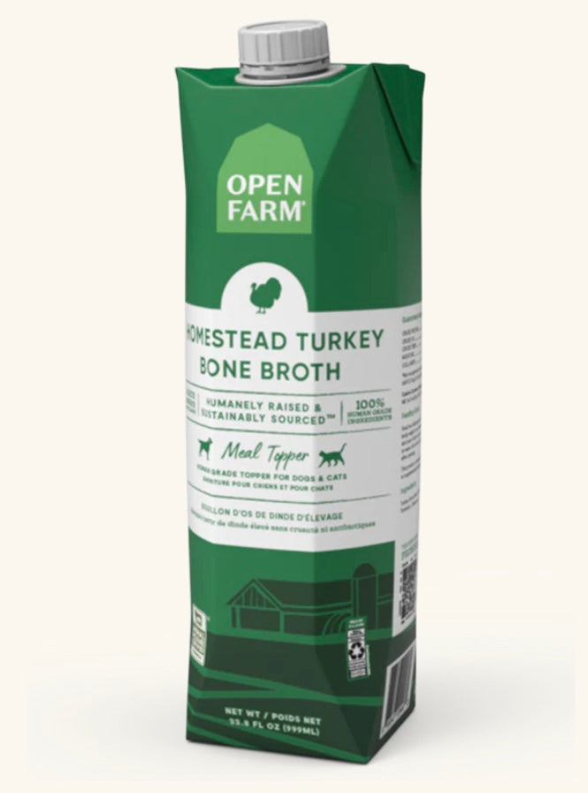 Open Farm Turkey Bone Broth - Performance Dog Supply