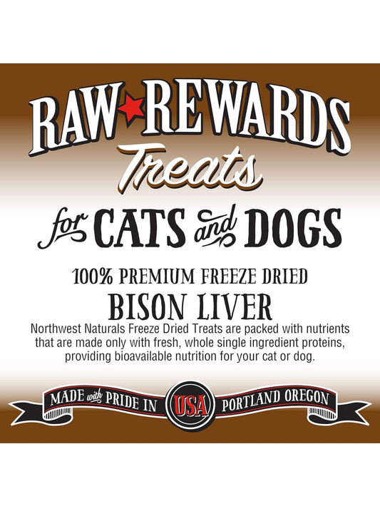Northwest Naturals FD Bison Liver - Performance Dog Supply