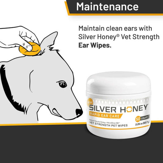 Rapid Ear Care Vet Strength Pet Wipes 50ct - Performance Dog Supply