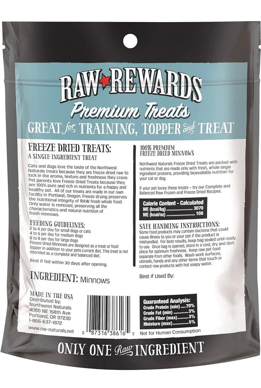 Northwest Naturals FD Minnows - Performance Dog Supply