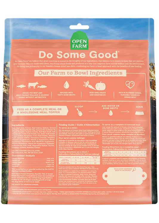 RawMix Tide & Terrain Freeze Dried Raw Recipe Topper - Performance Dog Supply