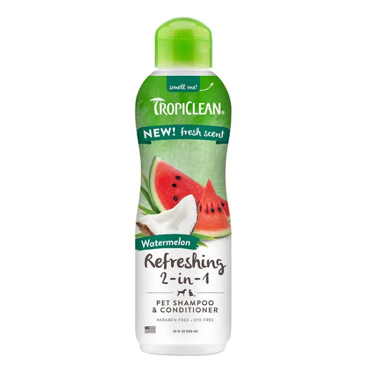 Tropiclean Watermlon 2-in-1 Shampoo & Conditioner - Performance Dog Supply