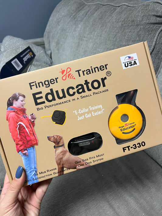 FT-330 Finger Trainer Educator® Remote E-Collar - Performance Dog Supply