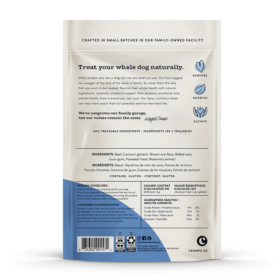Crumps Beef Mini Trainers - Performance Dog Supply