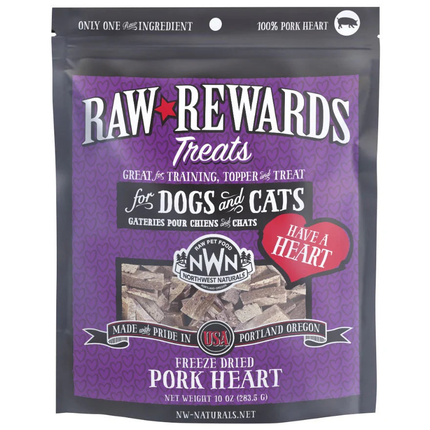 Northwest Naturals FD Pork Heart - Performance Dog Supply