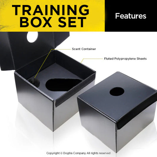 3 Training Boxes w/ 3 Scent Cans