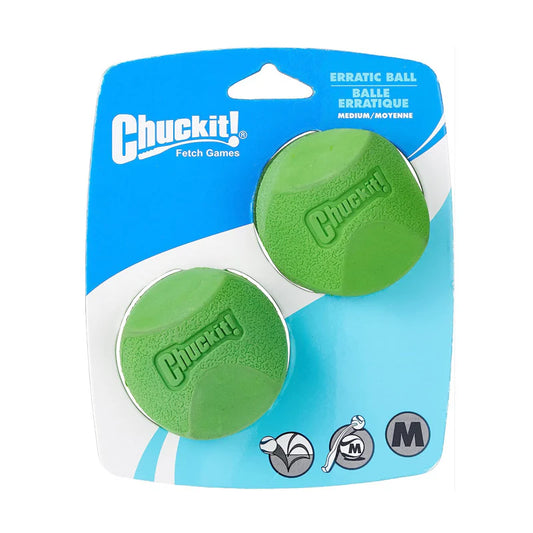 ChuckIt! Erratic Ball 2pk - Performance Dog Supply