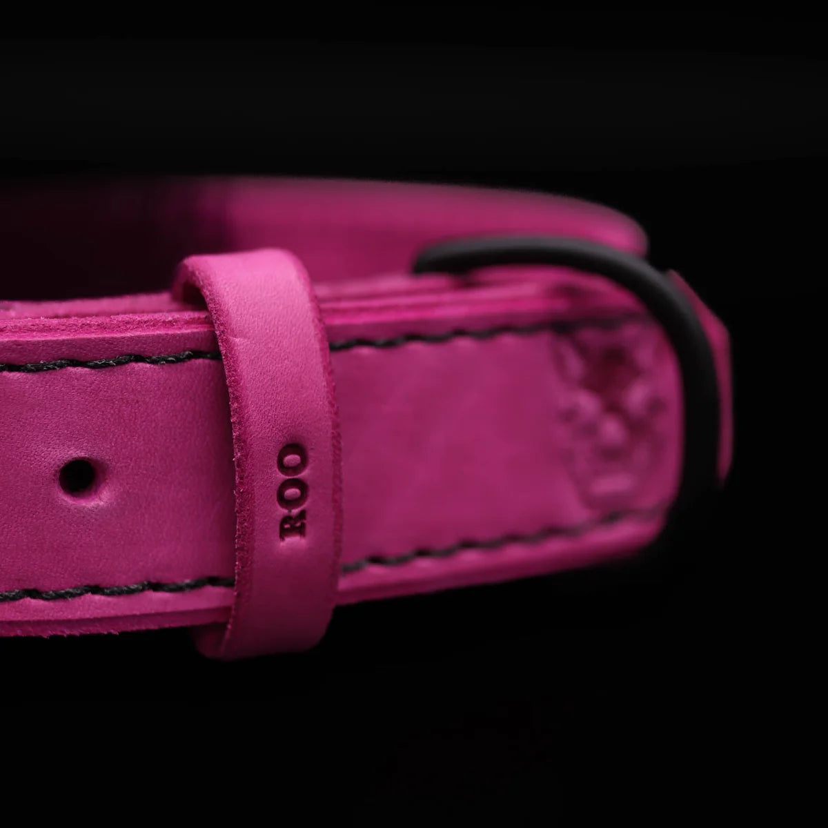 TGR 1.5" Pink Leather Collar