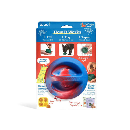 The Woof Pupsicle - Red, White, & Blue