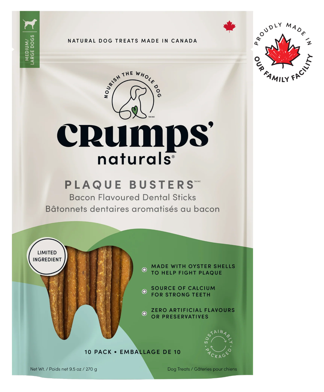 Plaque Busters Bacon Dental Sticks