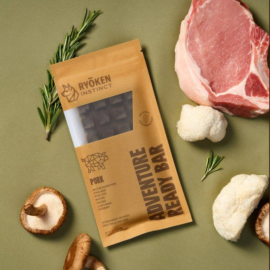 Pork Treat & Snack Bar for Active Dogs - Energy & Recovery