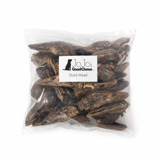 Bulk - Dehydrated Duck Heads – 30 Count