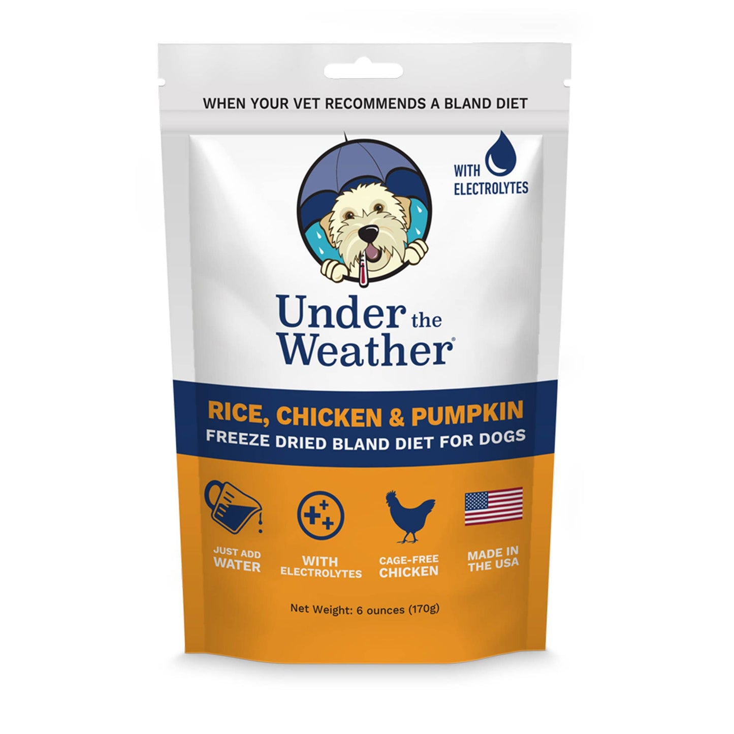 UTW Diet- Chicken, Rice & Pumpkin Bland w/Electrolytes