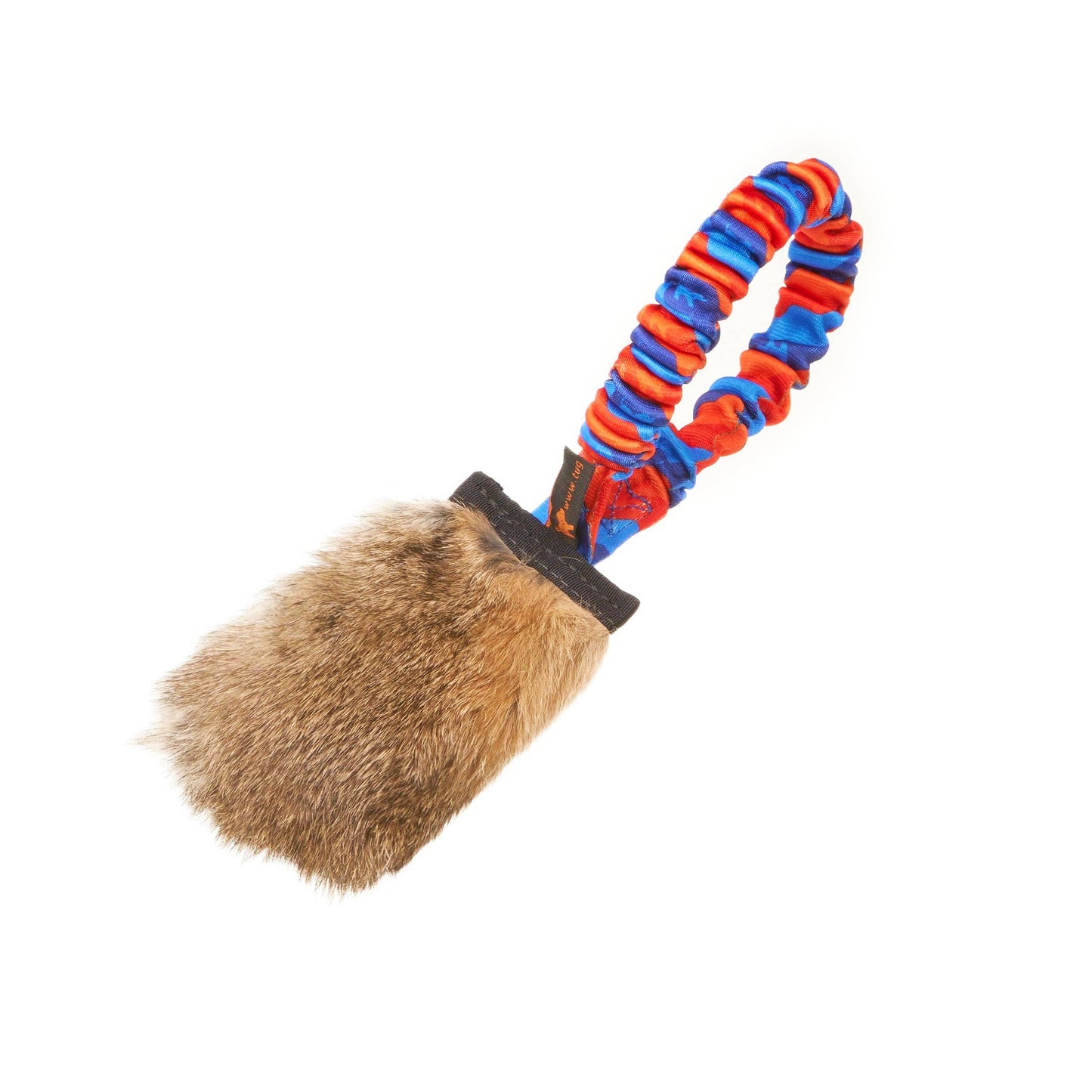 Tug-E-Nuff - Rabbit Skin Pocket Bungee Squeaker