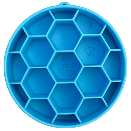 Honeycomb Design eBowl Enrichment Slow Feeder Bowl for Dogs - Performance Dog Supply