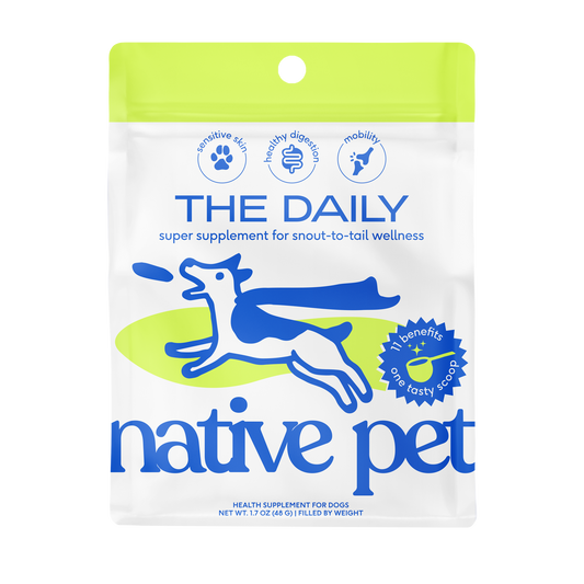 Native Pet - The Daily Powder Supplement, 11-in-1 Multivitamins for Dogs: 60 scoops