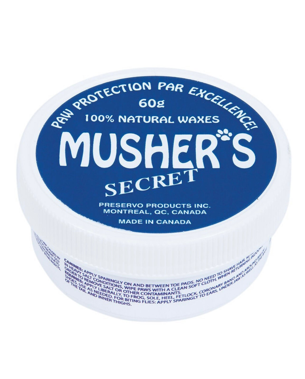 Mushers Secret Paw Protection Wax - Performance Dog Supply
