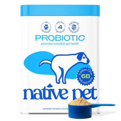 Native Pet - Probiotic & Prebiotic Powder Vet-Formulated Supplement