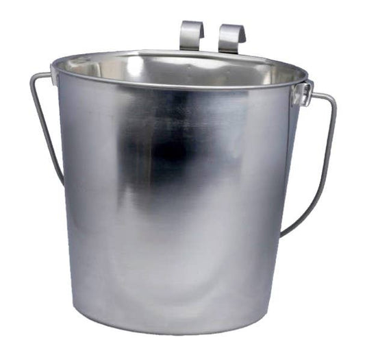 Heavy Duty Flat Sided Pail with Two Hooks