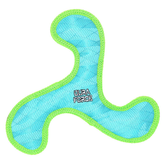 DuraForce Boomerang - Blue - Squeaky Dog Toy