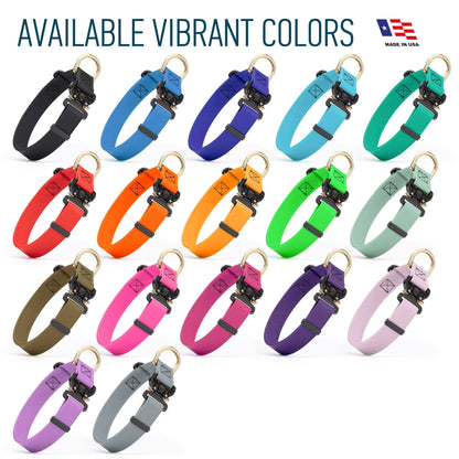BioThane Dog Collar/Cobra Buckle
