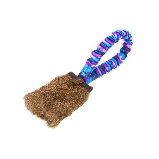 Tug-E-Nuff - Rabbit Skin Pocket Bungee Squeaker