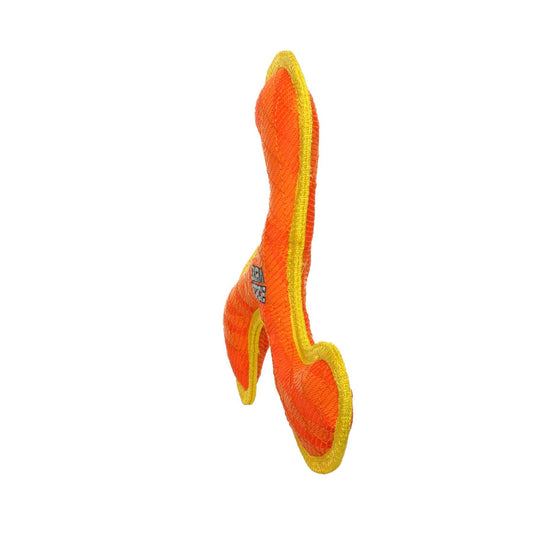 DuraForce Boomerang - Orange - Squeaky Dog Toy