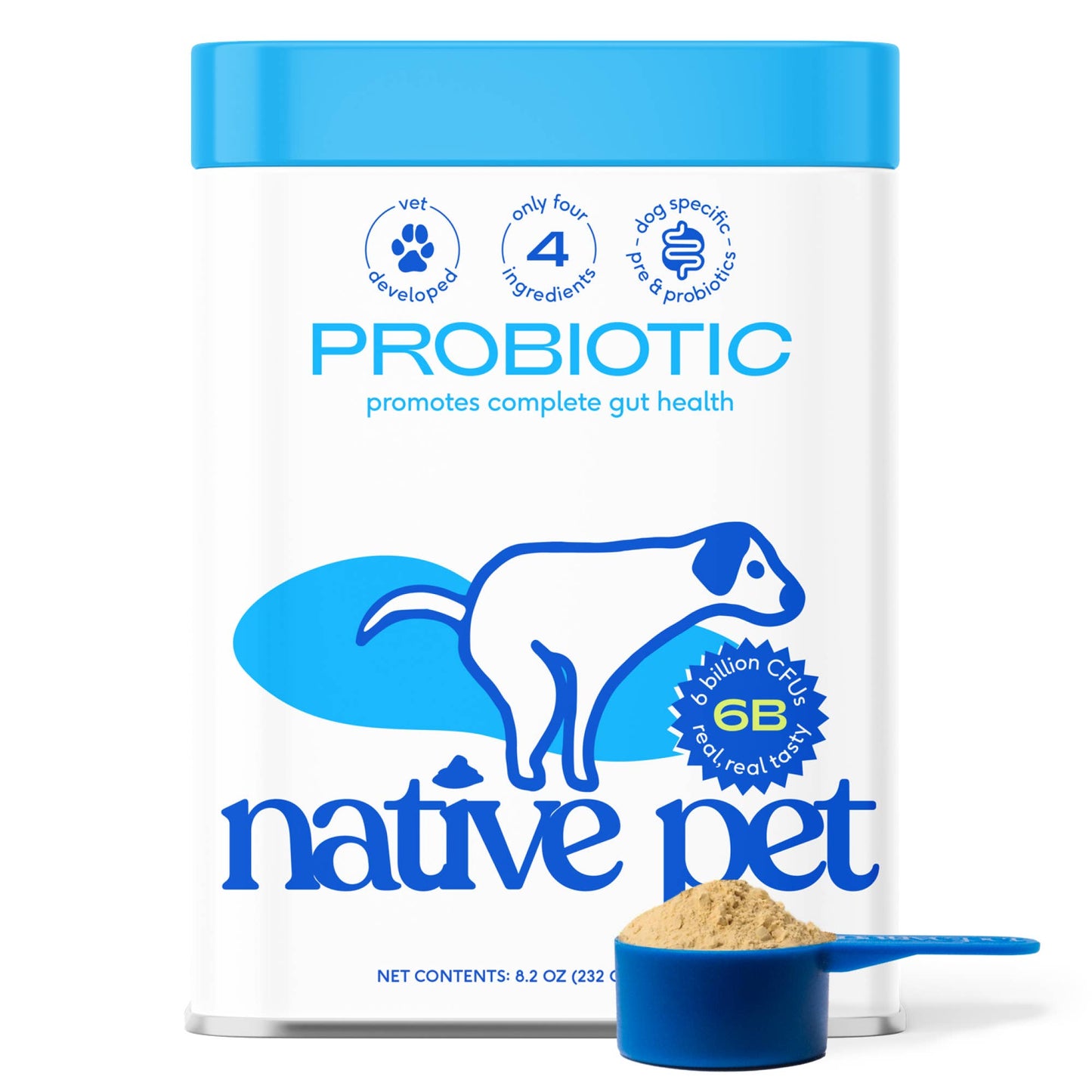 Native Pet - Probiotic & Prebiotic Powder Vet-Formulated Supplement
