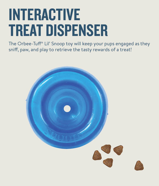 Planet Dog Orbee-Tuff Lil Snoop Treat-Dispensing Toy