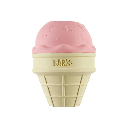 BARK Super Chewer Ice Cream Squeak Cone Dog Toy M/L