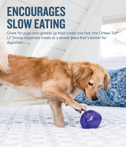 Planet Dog Orbee-Tuff Lil Snoop Treat-Dispensing Toy