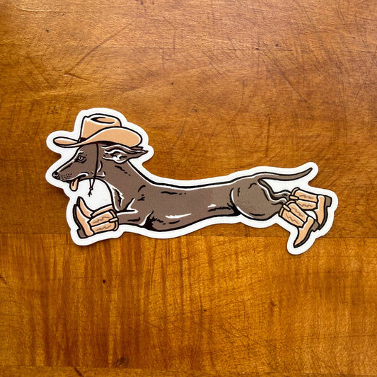 Weenie Ruff Rider 3.5 Glossy Vinyl Sticker