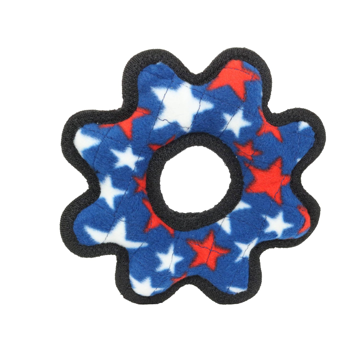 Tuffy Jr Gear Ring -Stars, Durable Dog Toy