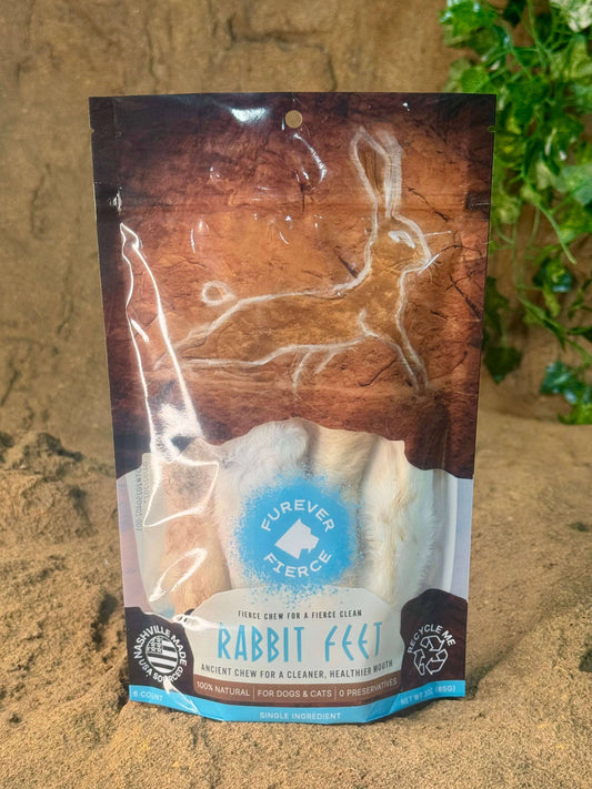 Rabbit Feet Bag of 4