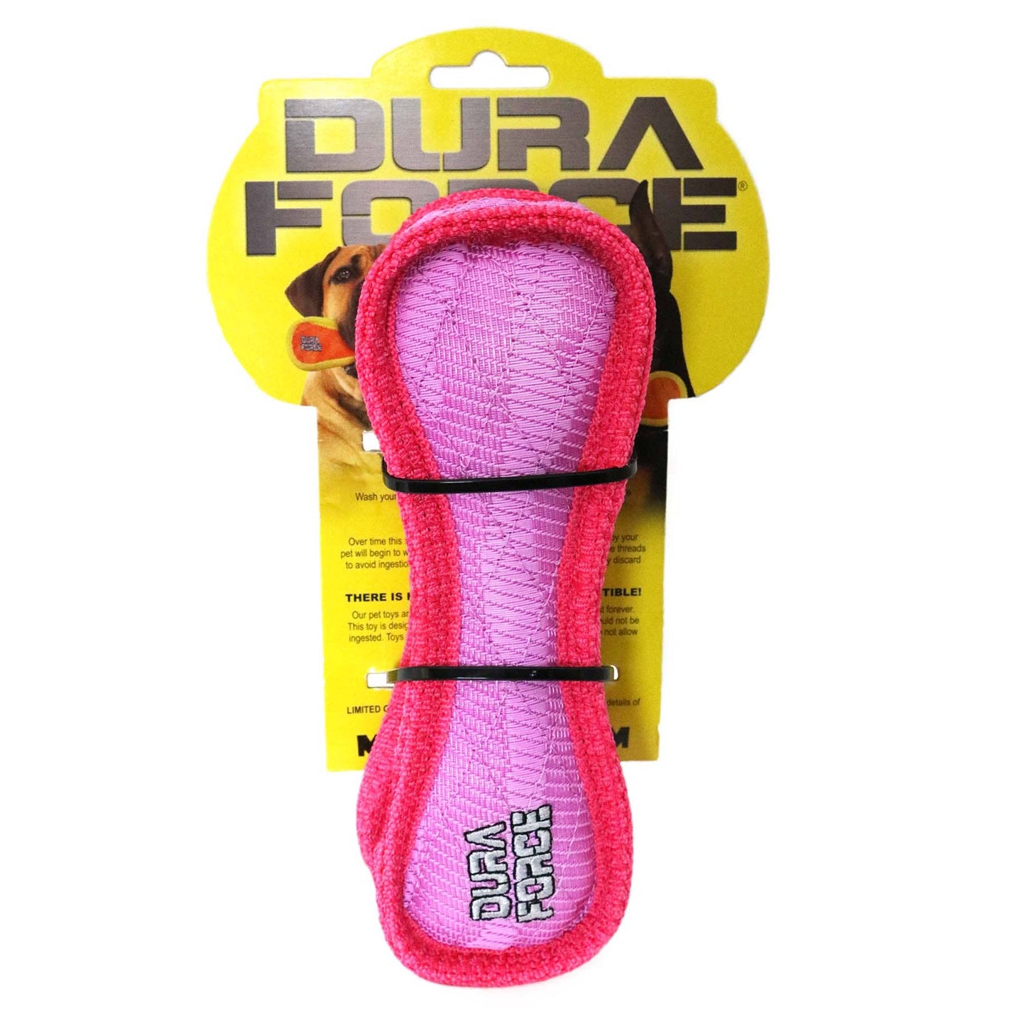 DuraForce JR Bone - Pink - Squeaky Dog Toy