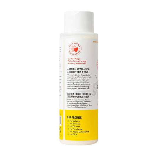 Skout's Honor Probiotic Shampoo+Conditioner Honeysuckle